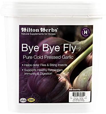 Hilton Herbs Pure Garlic Granules for Horses, Equine Respiratory and General Wellness Support, Food-Grade Garlic with 15 mL Scoop, 4.4 lb Tub