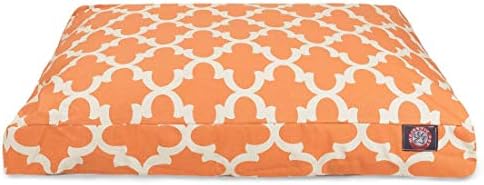 Majestic Pet Rectangular Dog Bed, Medium, 36x29x4 in, Washable, Gray
