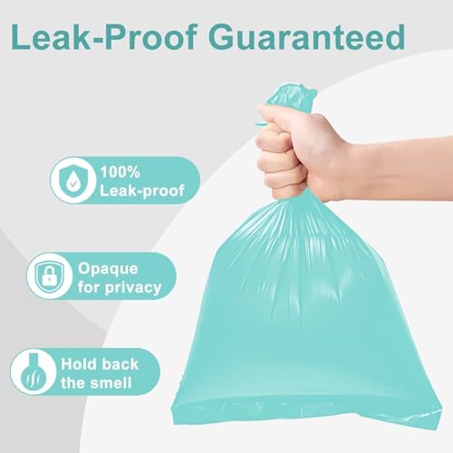 Toplive Dog Poop Bags Rolls, Dogs Waste Bag for Dog Doggie, Thick & Leak-Proof Poop Bag Doggy for Outdoor Puppy Walking and Travel, 16 Rolls (240 Bags), Blue
