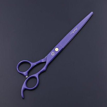 Purple Dragon 7.0 inch Professional Dog Grooming Hair Cutting Scissor