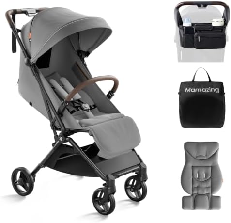 Mamazing Ultra Air Lightweight Baby Travel Stroller with Carbon Fiber Frame