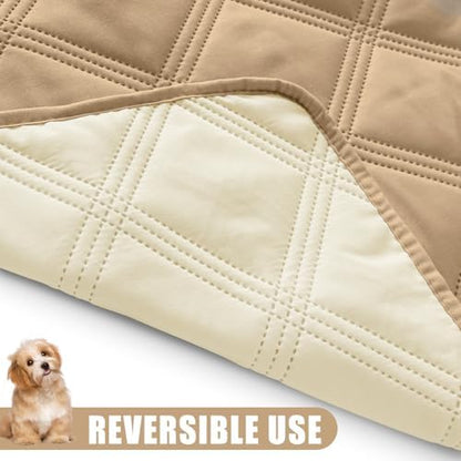 Smiry Waterproof Dog Bed Cover, Reversible Pet Blanket for Sofa Couch