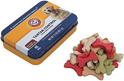 Arm & Hammer Tartar Control Dental Mints for Dogs, Beef Flavor, 40 Count
