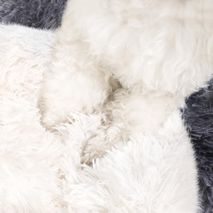 NOYAL Hooded Donut Bed, Calming Cave for Cats & Small Dogs