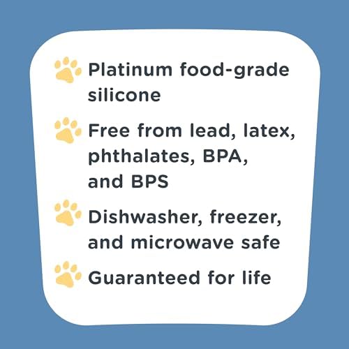 Stasher Reusable Silicone Dog Food Container and Travel Treat Bag, 4-Cup