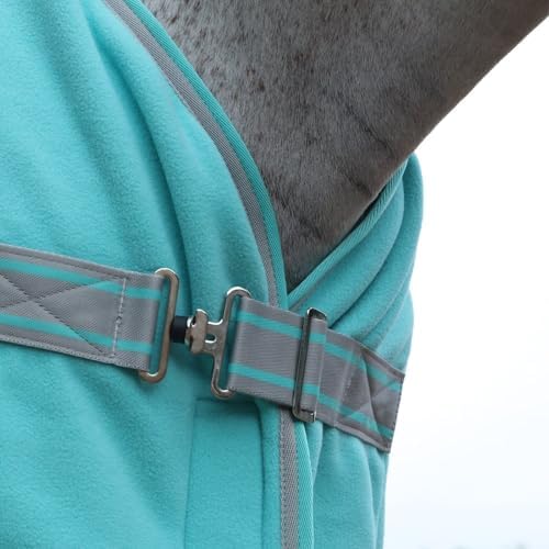 LEAFOREST Horse Fleece Blanket Exercise Cooler Liner Soft Moisture Wicking