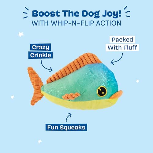BarkBox Maggie Mahi Dog Toy - Toy for Small to Medium Dogs