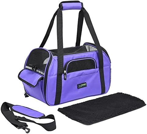 JESPET Soft-Sided Airline-Approved Dog & Cat Carrier Travel Bag