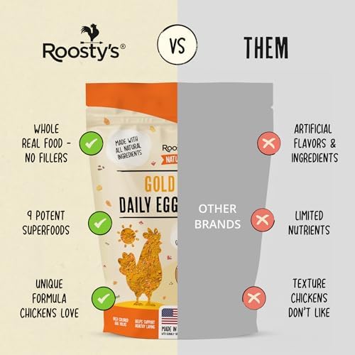 Roosty's Gold Dust Daily Egg Booster Chicken Supplement, 16oz
