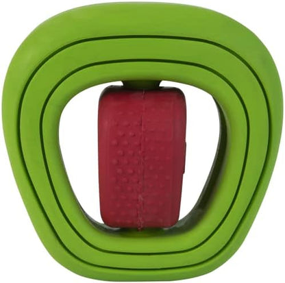 JW CHEW-EE Dental Dog Chew Toy; Cleans Your Pet's Teeth and Gums As They Play; Add Their Favorite Flavors, Apple Core (Pack of 2)