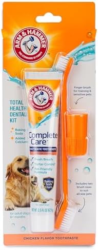 Arm and Hammer Complete Care Dog Dental Kit, Chicken Flavor, 2.5 Oz