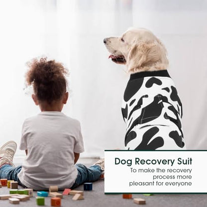 Kuoser Recovery Suit for Dogs Cats, Soft Dog Surgery Suit Female Male Spay