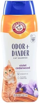 Arm & Hammer Cat Odor Control Shampoo, Violet Cedarwood, 20 Fl Oz