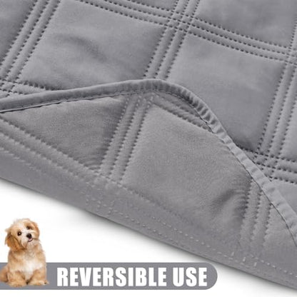 Smiry Waterproof Dog Bed Cover, Reversible Pet Blanket for Sofa Couch