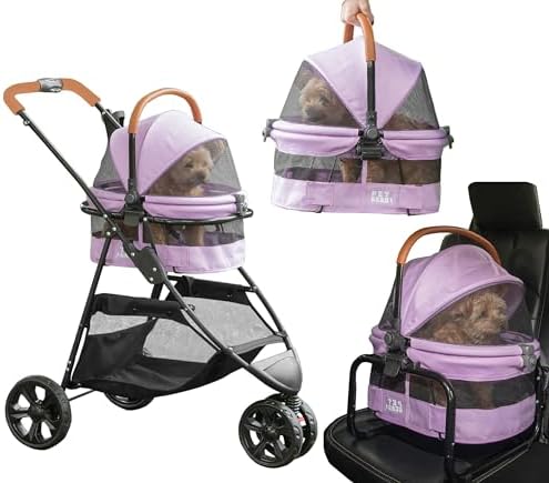 Pet Gear 3-in-1 Travel System View 360 Stroller, Classic Pink