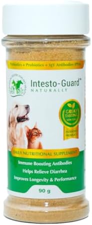 Powder Probiotic for Dogs, Prebiotic for Puppies, No Animal By-Products, 2-Gram Scoop Contains 1.5 Billion, Digestive Health, Gut Support, Immune Boost, Vet-Formulated for Maximum Potency – 90G Bottle
