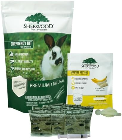 Sherwood Pet Health Rabbit Emergency kit and Bulk Recovery Food (Small kit)