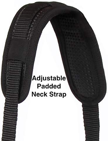 Majestic Ally Horse Feed Bag, Heavy Duty Nylon Mesh Grain Feed Bag, Adjustable Strap with Durable Snap and Elastic Straps, Comfort Neck Pad and Nose Pad- Large (Full, Dark Gray)
