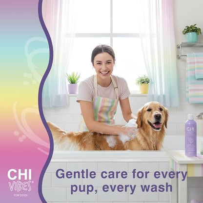 CHI Vibes for Dogs Soothing 2-in-1 Shampoo & Conditioner, 12 Oz