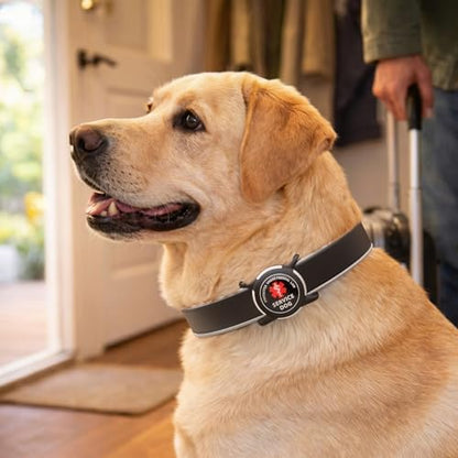 Waterproof AirTag Holder for Dog Collar, Soft Slide-On Dog AirTag Holder