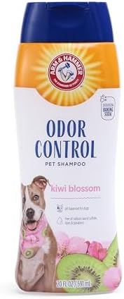 Arm & Hammer Deodorizing Dog Shampoo, Kiwi Blossom, 20 Fl Oz, 2-Pack