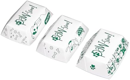 SCT, Small Disposable Pet Food Bowl, 1/2 Cup (100 Quantity) Pet Food Tray, Travel Pet Bowl, Feeding Kittens, Puppies, Cats, and Dogs, Wet Food and Dry Food, 6 oz Capacity