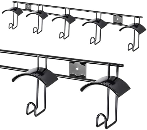 Zonon 1 Pcs Bridle Rack for Horse Wall Mount, Horse Tack Bulk, Five Hooks