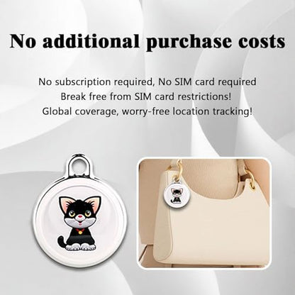 GPS Tracker for Dogs,Mini Cat Tracker,Smart Pet Tracker,No Monthly Fee