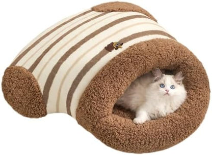 Cat Sleeping Bag Cat Beds for Indoor Cats Self-Warming Dog Sleeping Bag
