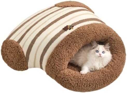 Cat Sleeping Bag Cat Beds for Indoor Cats Self-Warming Dog Sleeping Bag