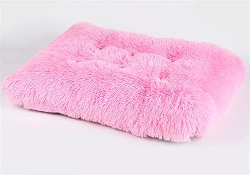 Long Plush Calming Pet Bed Cuddler Pet Bed Pink 2XL