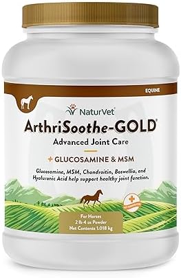 NaturVet ArthriSoothe Gold Advanced Joint Horse Supplement Powder