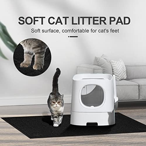 Cat Litter Box Mat, 47" x 35" Large Waterproof Litter Trapping Mat