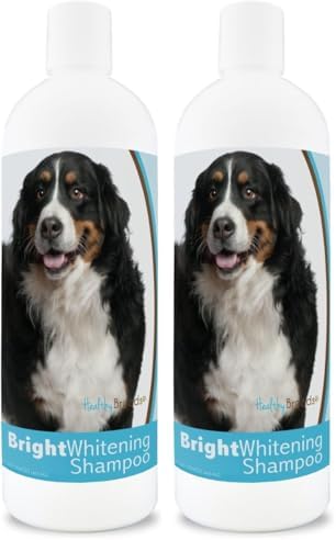 Healthy Breeds Bernese Mountain Dog Bright Whitening Shampoo 12 oz (Pack of 2)