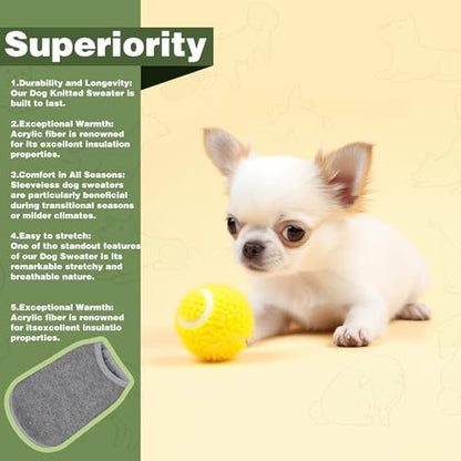 Cozy and Functional Dog Shirts for Small Puppies: Stretchable Ginger Attire with Easy-On Design, Ideal for Chihuahuas and Yorkies - Enhance Comfort and Playfulness on Chill Days XX-Large