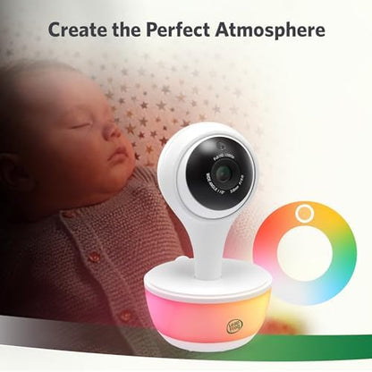 LeapFrog Smart WiFi Baby Monitor, 1080p Camera, 5-Inch IPS Display, Color Night Vision | 5000mAh 22-Hr Battery, VOX Mode, 110° Wide Angle, 8X Zoom, Humidity & Temperature | LF815HD