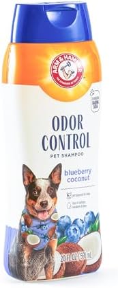 Arm & Hammer Odor Control Dog Shampoo, Blueberry Coconut, 20 Fl Oz