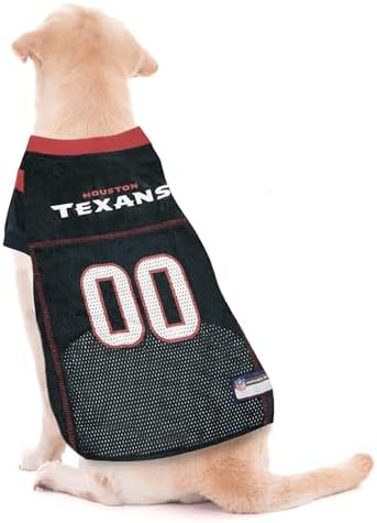 Pets First NFL Houston Texans Dog Jersey, Size X-Small, Football Shirt Costume for Pet, Dog Sports T-Shirt, NFL Team Clothing for Cats, Licensed Pet Apparel Available in 7 Sizes and 32 Teams