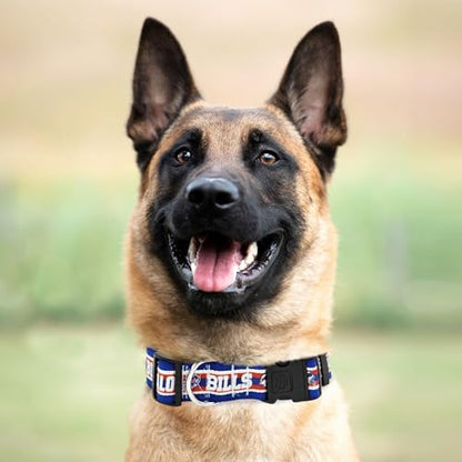 Pets First NFL Buffalo Bills Licensed PET COLLAR, Extra Large - Heavy-Duty, Strong, and Durable Dog Collar. Available in 31 Football Teams and 4 Sizes