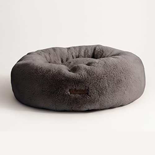 UnHide Floof Pet Bed, Extra Soft Dog Bed with Removable Faux Fur Cover