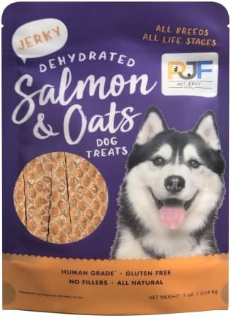 Salmon & Oats 5 oz. Dog Jerky Treat | Human Grade | High Protein