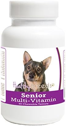 Healthy Breeds Swedish Vallhund Senior Dog Multivitamin Tablets 60 Count