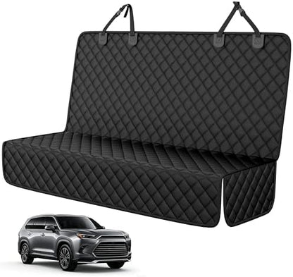 PETICON Waterproof Pet Bench Seat Covers for Midsize & Large SUVs
