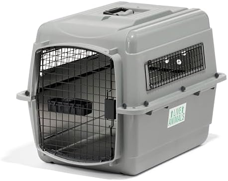 Petmate Sky Kennel for Air Travel, 28in Dog Crate for Pets 15 to 30lbs