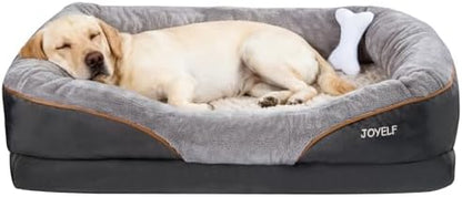 JOYELF XXLarge Memory Foam Dog Bed, Orthopedic Dog Bed & Sofa with Removable Washable Cover for Large Dogs