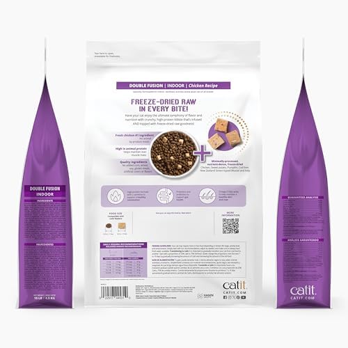 Catit Recipes Double Fusion Indoor Cat Food - 10 lb