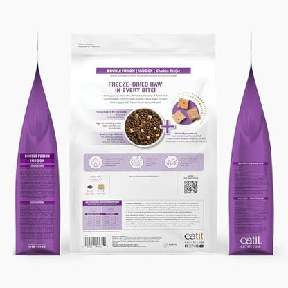 Catit Recipes Double Fusion Indoor Cat Food - 10 lb