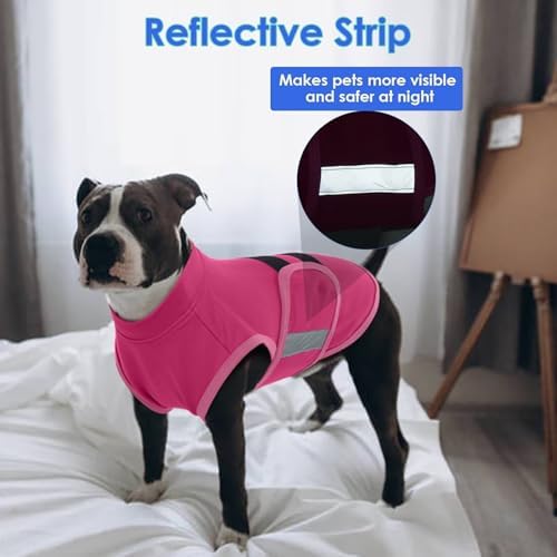 MIGOHI Dog Anxiety Relief Coat,XL, Rosered