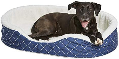 MidWest Homes for Pets CU43BLD Orthopedic Cradle Pet Bed for Dogs & Cats, Large