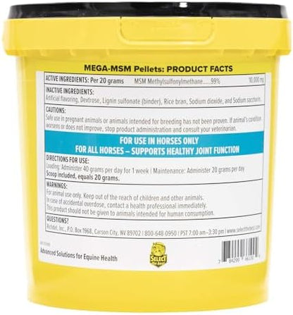 Select The Best Mega-MSM Pellets 10 lb